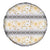 Samoa White Sunday Spare Tire Cover Samoan Tapa Yellow Hibiscus - Polynesian Pride
