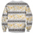 Samoa White Sunday Sweatshirt Samoan Tapa Yellow Hibiscus - Polynesian Pride