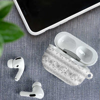 Samoa White Sunday AirPods Case Samoan Tapa White Hibiscus - Polynesian Pride