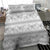 Samoa White Sunday Bedding Set Samoan Tapa White Hibiscus - Polynesian Pride