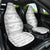 Samoa White Sunday Car Seat Cover Samoan Tapa White Hibiscus - Polynesian Pride