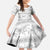 Samoa White Sunday Family Matching Off Shoulder Maxi Dress and Hawaiian Shirt Samoan Tapa White Hibiscus - Polynesian Pride