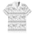 Samoa White Sunday Family Matching Short Sleeve Bodycon Dress and Hawaiian Shirt Samoan Tapa White Hibiscus - Polynesian Pride