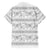 Samoa White Sunday Family Matching Short Sleeve Bodycon Dress and Hawaiian Shirt Samoan Tapa White Hibiscus - Polynesian Pride