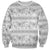 Samoa White Sunday Sweatshirt Samoan Tapa White Hibiscus - Polynesian Pride