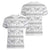 Samoa White Sunday Women V-Neck T-Shirt Samoan Tapa White Hibiscus - Polynesian Pride