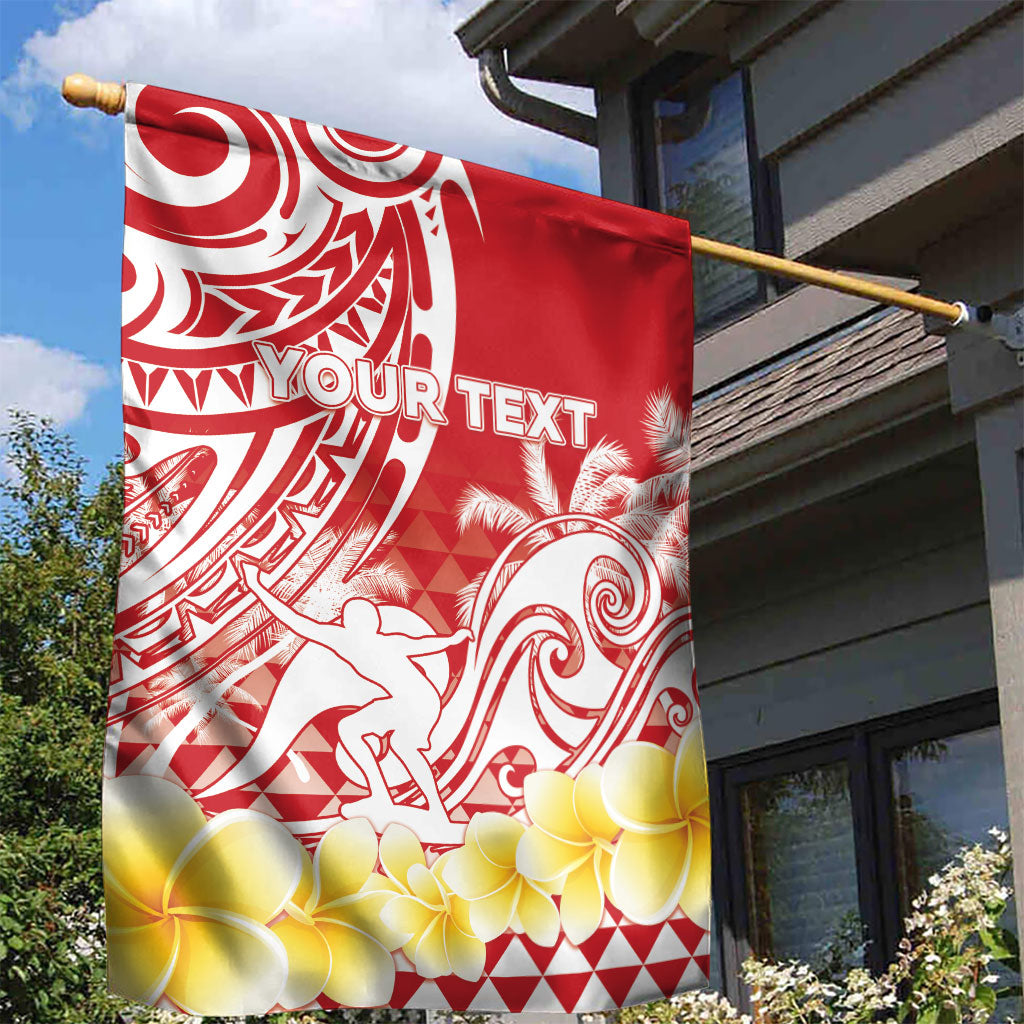 Personalised Tahiti Surfing Garden Flag Polynesian Style LT05 - Polynesian Pride
