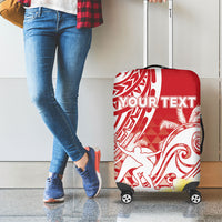 Personalised Tahiti Surfing Luggage Cover Polynesian Style LT05 - Polynesian Pride