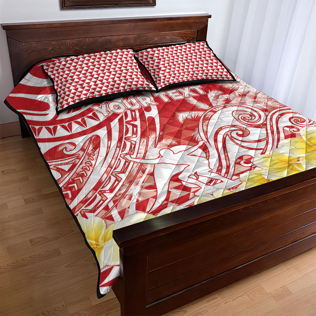 Personalised Tahiti Surfing Quilt Bed Set Polynesian Style LT05 - Polynesian Pride