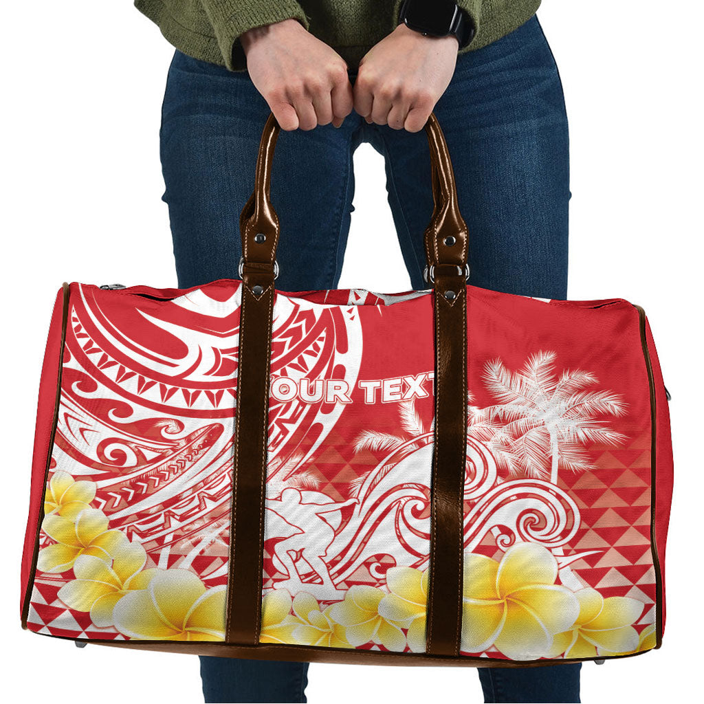 Personalised Tahiti Surfing Travel Bag Polynesian Style
