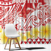 Personalised Tahiti Surfing Window Curtain Polynesian Style LT05 - Polynesian Pride