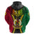 Vanuatu Hoodie Vanuatuan Coat Of Arms Mix Pig Tusk Poynesian Pattern LT05 - Polynesian Pride