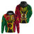 Vanuatu Hoodie Vanuatuan Coat Of Arms Mix Pig Tusk Poynesian Pattern LT05 - Polynesian Pride