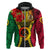 Vanuatu Hoodie Vanuatuan Coat Of Arms Mix Pig Tusk Poynesian Pattern LT05 - Polynesian Pride