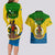 Vanuatu Malampa Province Couples Matching Long Sleeve Bodycon Dress and Hawaiian Shirt Coat Of Arms And Namele Fern Polynesian Pattern LT05 - Polynesian Pride