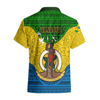 Vanuatu Malampa Province Hawaiian Shirt Coat Of Arms And Namele Fern Polynesian Pattern LT05 - Polynesian Pride