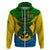 Vanuatu Malampa Province Hoodie Coat Of Arms And Namele Fern Polynesian Pattern LT05 - Polynesian Pride