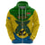 Vanuatu Malampa Province Hoodie Coat Of Arms And Namele Fern Polynesian Pattern LT05 - Polynesian Pride