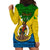 Vanuatu Malampa Province Hoodie Dress Coat Of Arms And Namele Fern Polynesian Pattern LT05 - Polynesian Pride