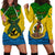 Vanuatu Malampa Province Hoodie Dress Coat Of Arms And Namele Fern Polynesian Pattern LT05 - Polynesian Pride