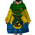 Personalized Vanuatu Malampa Province Wearable Blanket Hoodie Coat Of Arms And Namele Fern Polynesian Pattern LT05 - Polynesian Pride