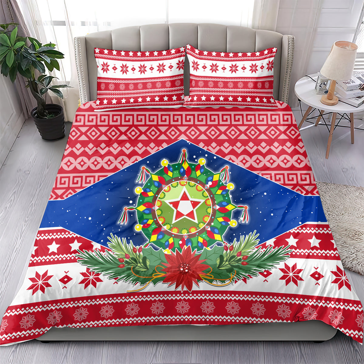 Philippines Christmas Bedding Set Filipino Parol Maligayang Pasko LT05 - Polynesian Pride