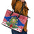 Philippines Christmas Leather Tote Bag Filipino Parol Maligayang Pasko LT05 - Polynesian Pride