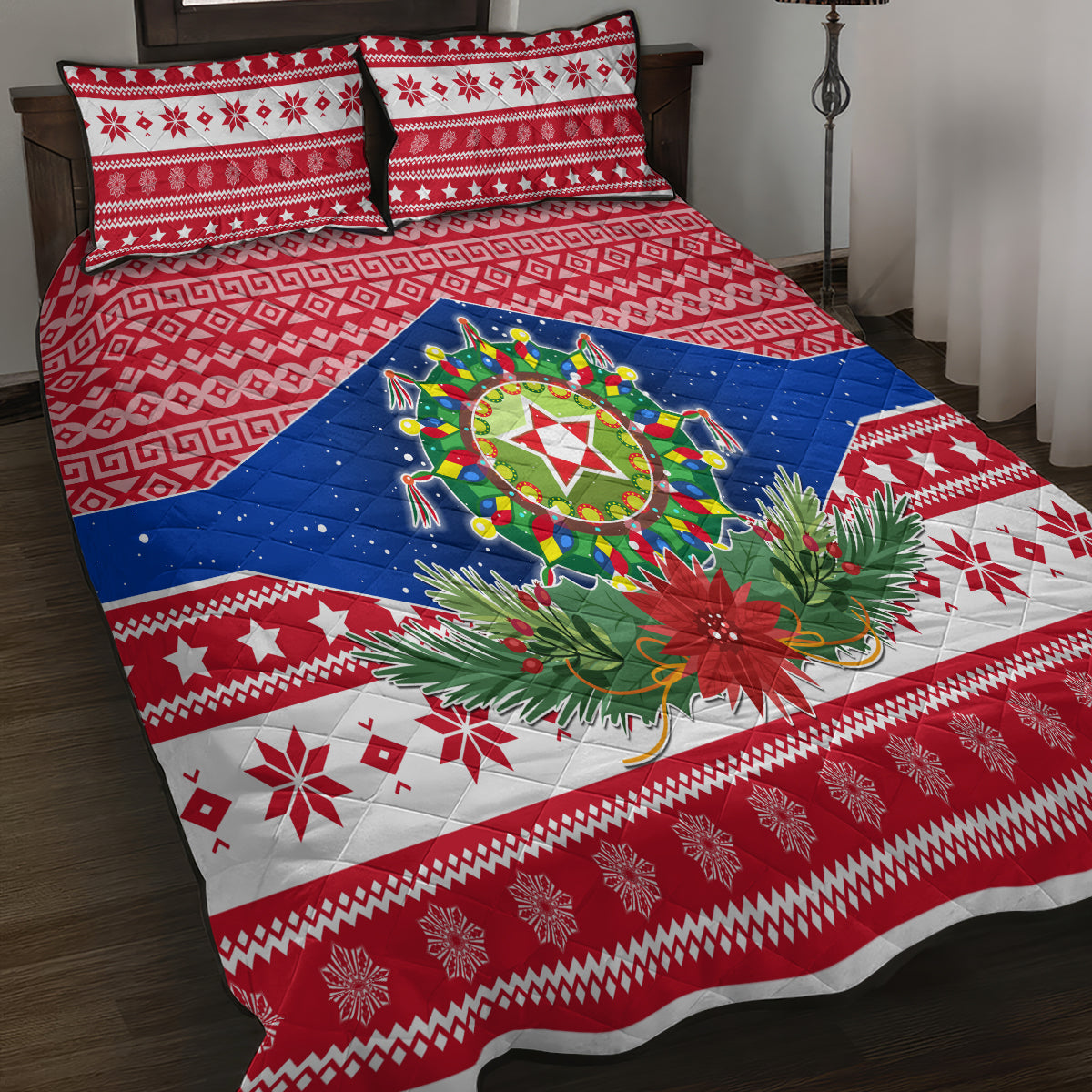 Philippines Christmas Quilt Bed Set Filipino Parol Maligayang Pasko LT05 - Polynesian Pride