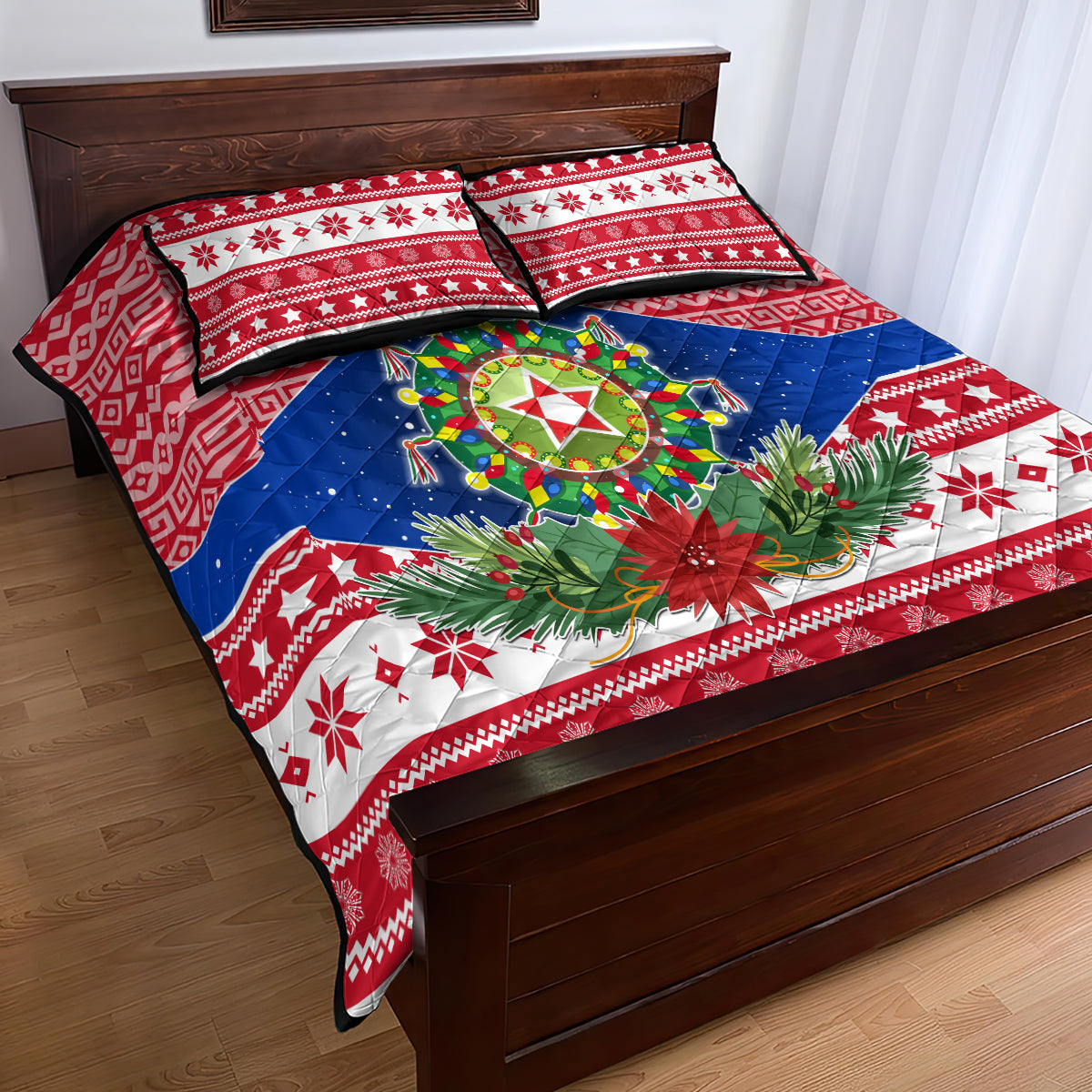 Philippines Christmas Quilt Bed Set Filipino Parol Maligayang Pasko LT05 - Polynesian Pride