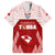 Custom Tonga Rugby Family Matching Off Shoulder Long Sleeve Dress and Hawaiian Shirt 2023 Pacific Championships Kupesi Ngatu Mate Maa LT05 Dad's Shirt - Short Sleeve Red - Polynesian Pride