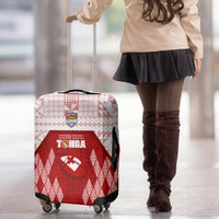 Tonga Rugby Luggage Cover 2023 Pacific Championships Kupesi Ngatu Mate Maa LT05 - Polynesian Pride