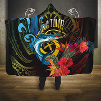 Vanuatu Fishing Hooded Blanket It's Time To Fish