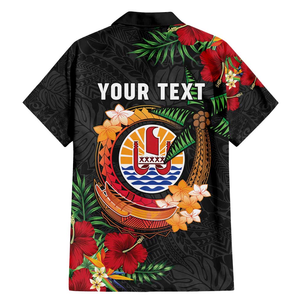 Personalised French Polynesia Outrigger Canoe Race Family Matching Long Sleeve Bodycon Dress and Hawaiian Shirt Tropical Vibe LT05 - Polynesian Pride