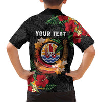 Personalised French Polynesia Outrigger Canoe Race Family Matching Puletasi and Hawaiian Shirt Tropical Vibe LT05 - Polynesian Pride