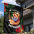 French Polynesia Outrigger Canoe Race Garden Flag Tropical Vibe