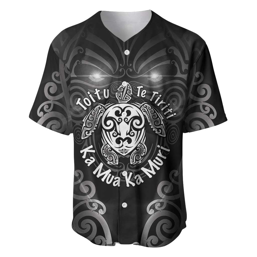 Aotearoa Toitu Te Tiriti Baseball Jersey Ka Mua Ka Muri