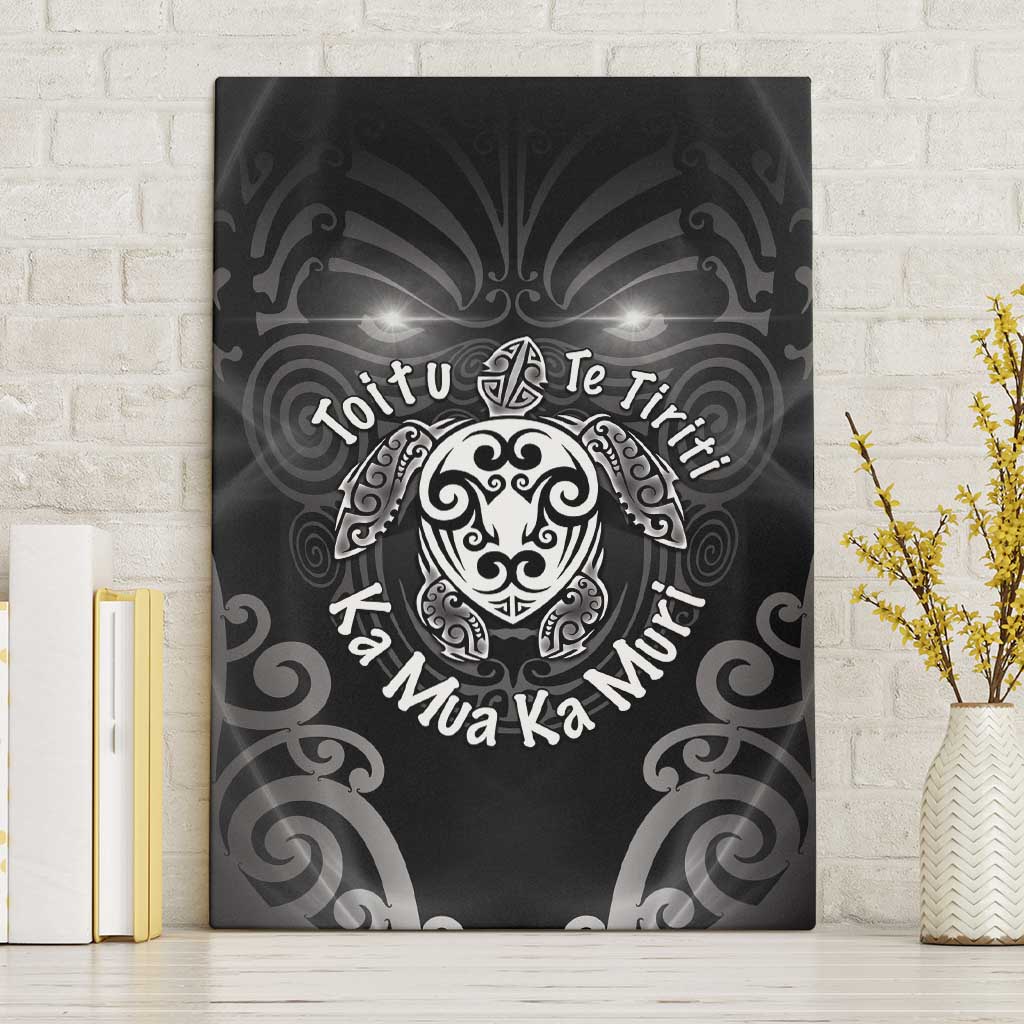 Aotearoa Toitu Te Tiriti Canvas Wall Art Ka Mua Ka Muri