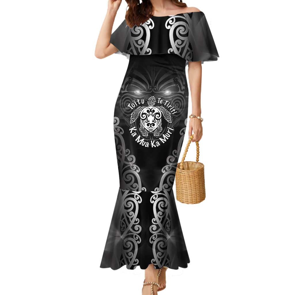 Aotearoa Toitu Te Tiriti Mermaid Dress Ka Mua Ka Muri