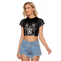 Aotearoa Toitu Te Tiriti Raglan Cropped T Shirt Ka Mua Ka Muri
