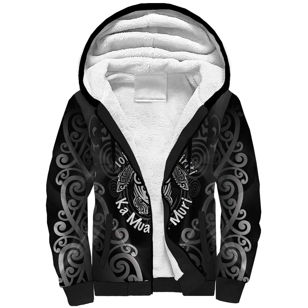 Aotearoa Toitu Te Tiriti Sherpa Hoodie Ka Mua Ka Muri