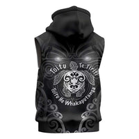 Aotearoa Toitu Te Tiriti Sleeveless Zip Hoodie Ka Mua Ka Muri LT05 - Polynesian Pride