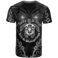 Aotearoa Toitu Te Tiriti T Shirt Ka Mua Ka Muri LT05 - Polynesian Pride