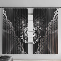 Aotearoa Toitu Te Tiriti Window Curtain Ka Mua Ka Muri