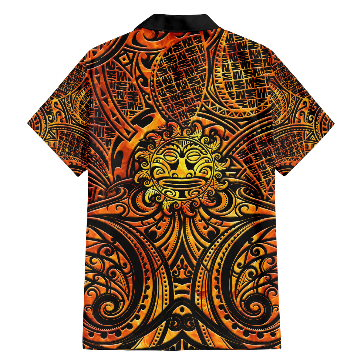 New Zealand Tamanuitera The Sun Family Matching Long Sleeve Bodycon Dress and Hawaiian Shirt Maori Pattern LT05 - Polynesian Pride
