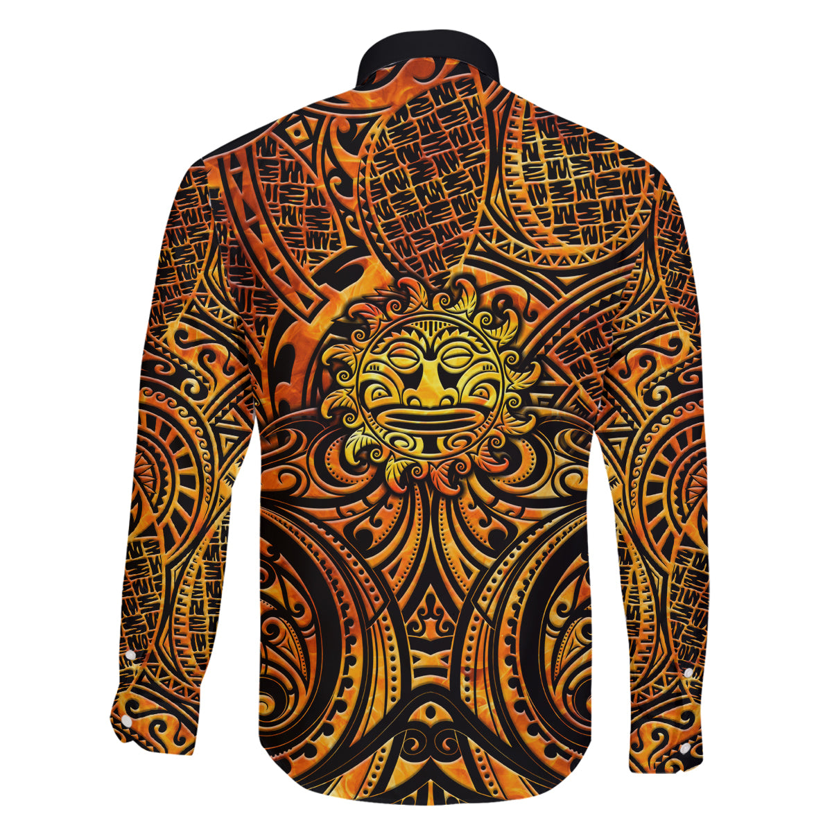 New Zealand Tamanuitera The Sun Family Matching Off Shoulder Short Dress and Hawaiian Shirt Maori Pattern LT05 - Polynesian Pride