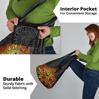 New Zealand Tamanuitera The Sun Grocery Bag Maori Pattern