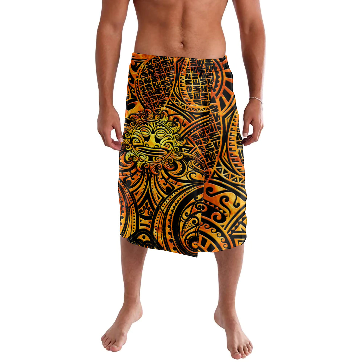 New Zealand Tamanuitera The Sun Lavalava Maori Pattern