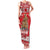 Personalised New Zealand Christmas In July Family Matching Tank Maxi Dress and Hawaiian Shirt Maori Kiwi Xmas Tree - Red