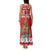 Personalised New Zealand Christmas In July Family Matching Tank Maxi Dress and Hawaiian Shirt Maori Kiwi Xmas Tree - Red