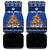 New Zealand July Christmas Car Mats Maori Kiwi Xmas Tree - Blue